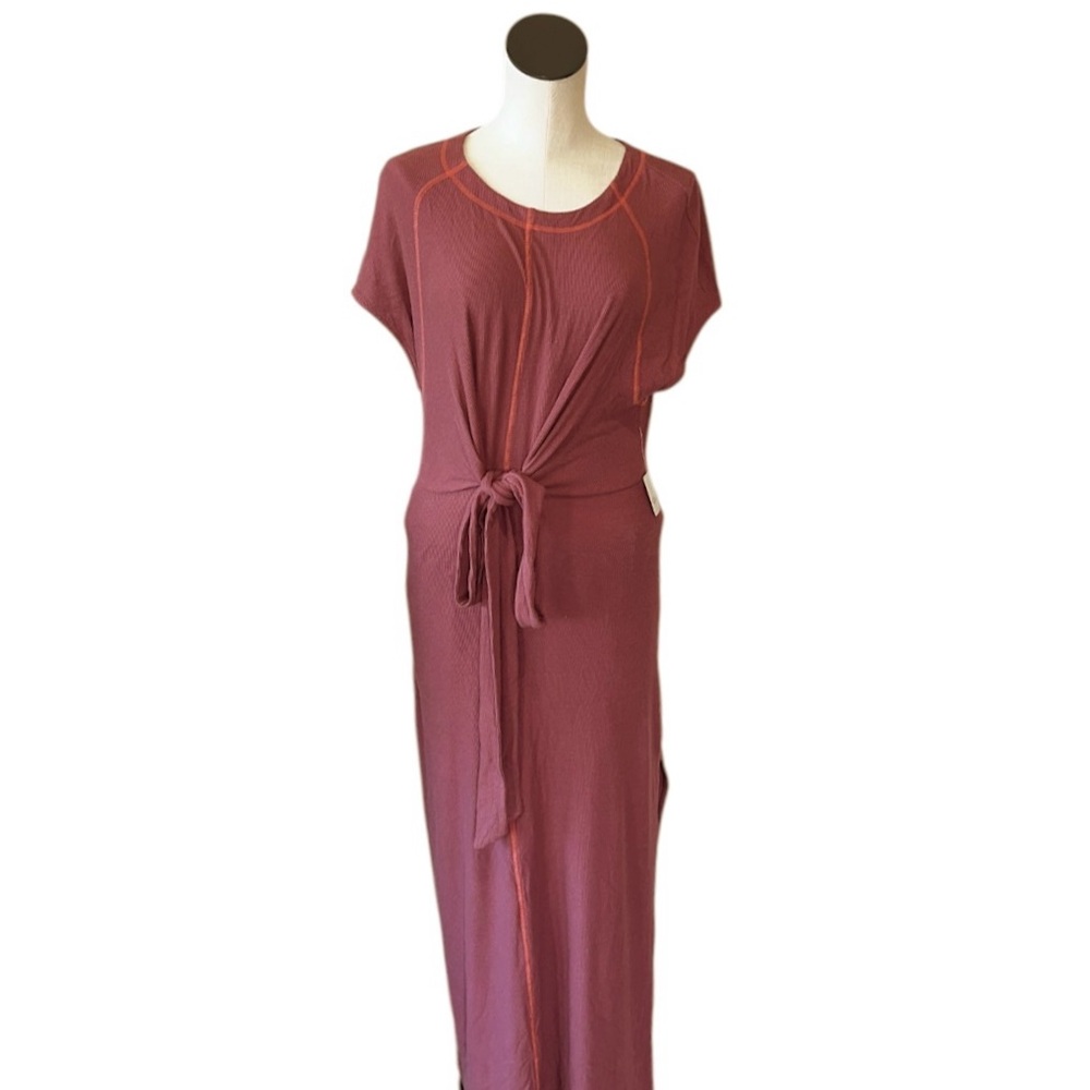 NWT Free People Sunni Tie Back Maxi Dress IN WILD GINGER Medium - Picture 6 of 9